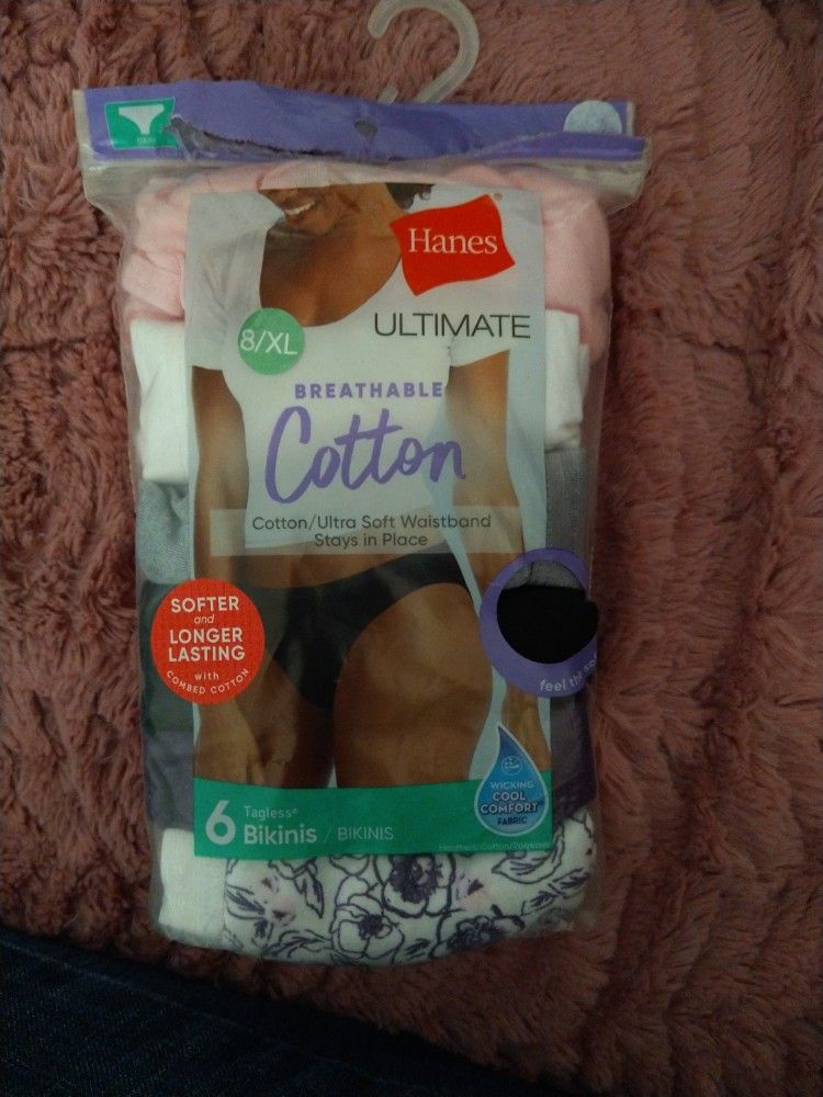 Hanes Breathable Cotton Panties Bikini
