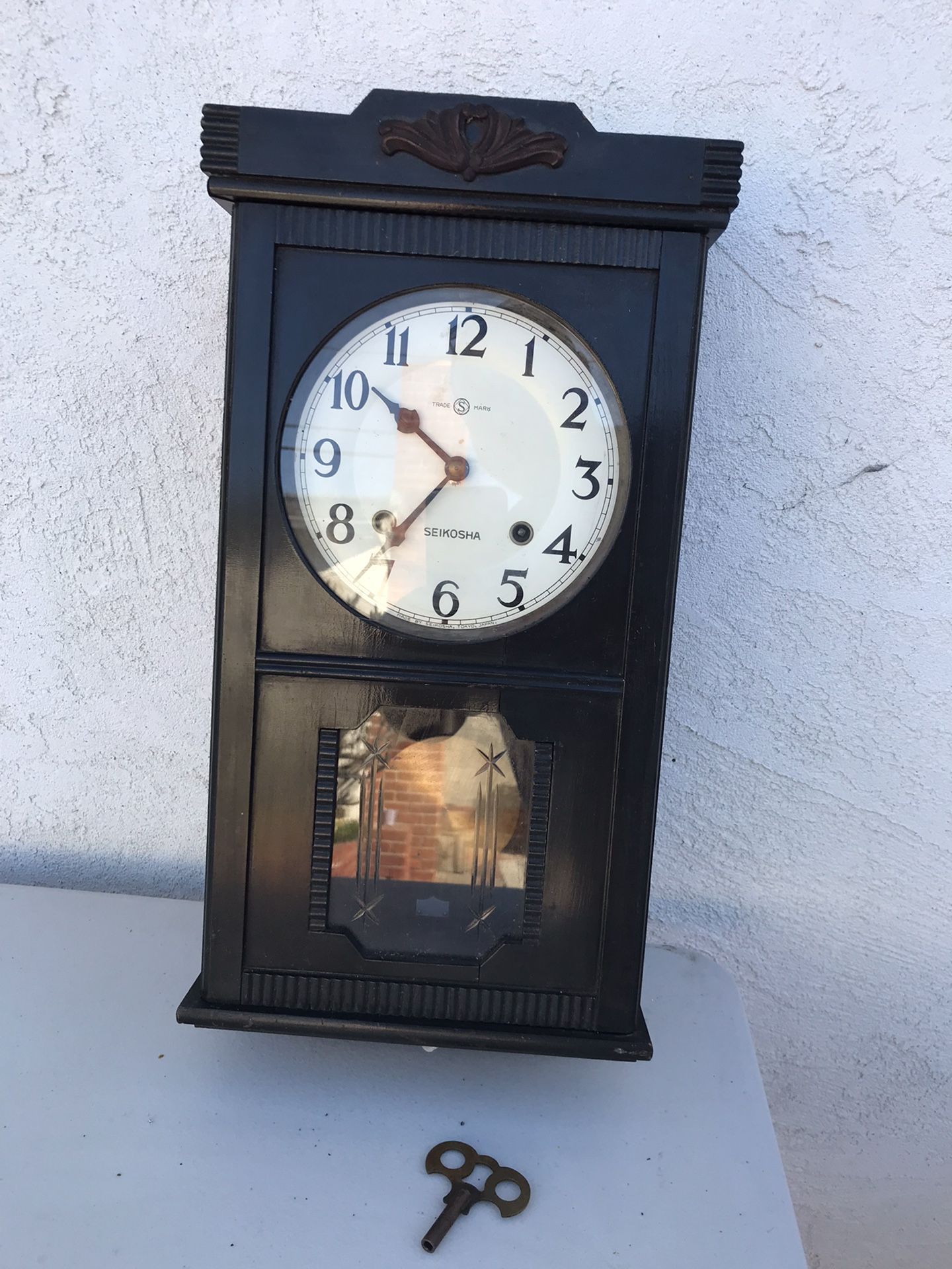 Antique Seikosha Wall Clock Tokyo Japan for Sale in Imperial Beach