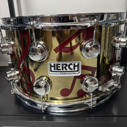 Herch Custom Brass Snare Drum