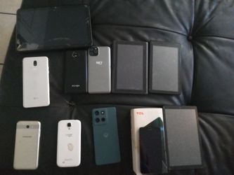 Broken cell phone and tablets bundle