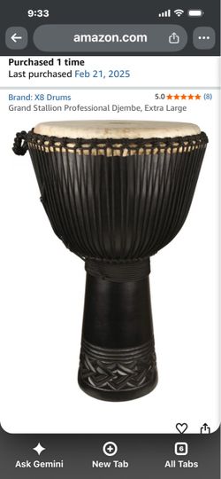 extra large djembe drum