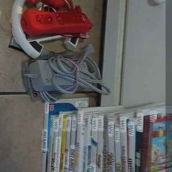 Wii Game Console With Accessories 