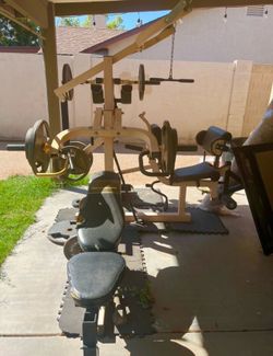Power tech work out bench set