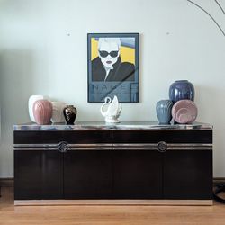 Postmodern Art Deco Glam Credenza by Pierre Cardin / TV Media Unit