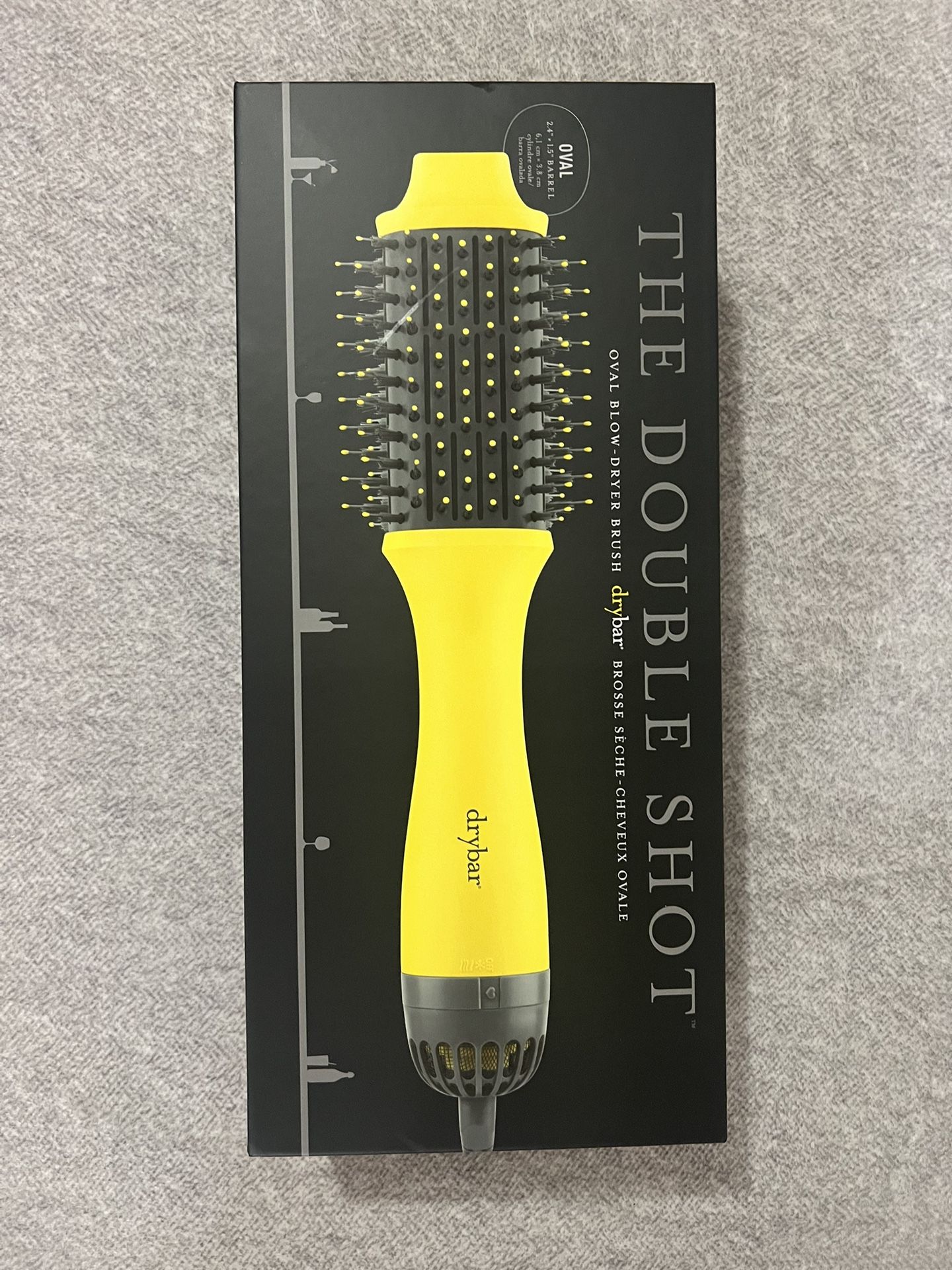 Drybar The Double Shot - Secador ovalado, ligero, amarillo