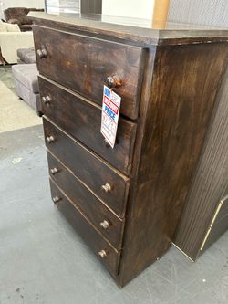 5 Drawers dresser solid pine special price