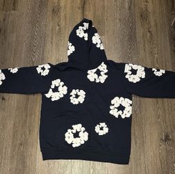 Black And White Denim Tears Hoodie