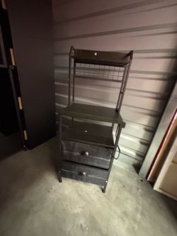 Shelf w usb charger connections