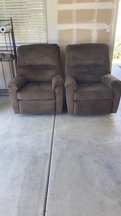 recliner and swivel chairs Two recliner and swivel chairs
