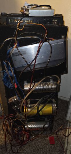 Kenwood ,alphasonik ,soundstream, full system