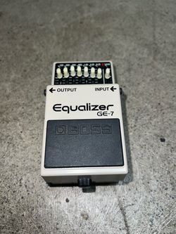 Boss GE-7 7-Band Graphic Equalizer Guitar Pedal – $90
