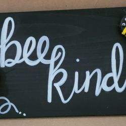 Bottle Cap Art, Bee Kind