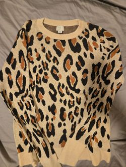 A New Day Cheetah Sweater