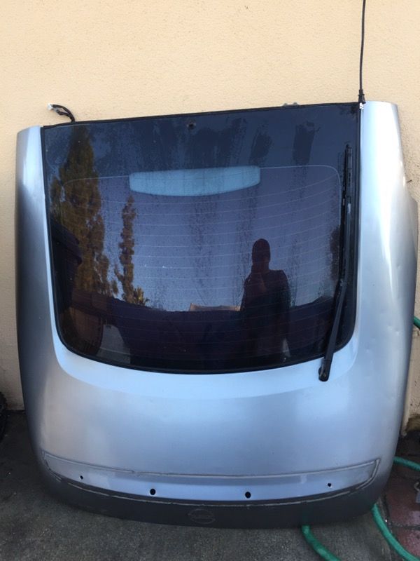 03-08 NISSAN 350z REAR HATCH TRUNK OEM WV2 GRAY COLOR