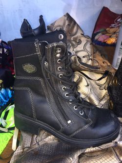 Harley Davidson women’s boots real leather not to heavy size 6.5