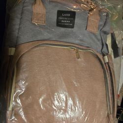 Land traveling diaper backpack