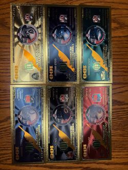 NFL Gold foil Banknote