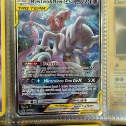 Mewtwo & mew GX tag team