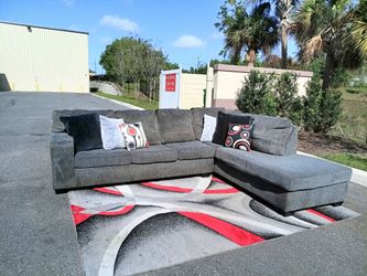 Gray L Shaped Sectional