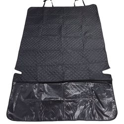 Universal Quilted Black Pet Car Seat Cover