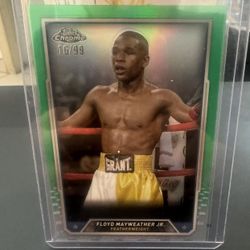 Floyd Mayweather /99 And Oscar De La Hoya /150 Topps Chrome Boxing
