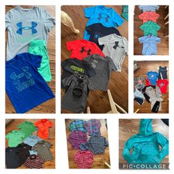 Boys Size Small Clothes (Nike, Under Armour, Adidas )
