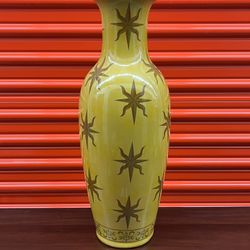 Yellow Decorative Vase 