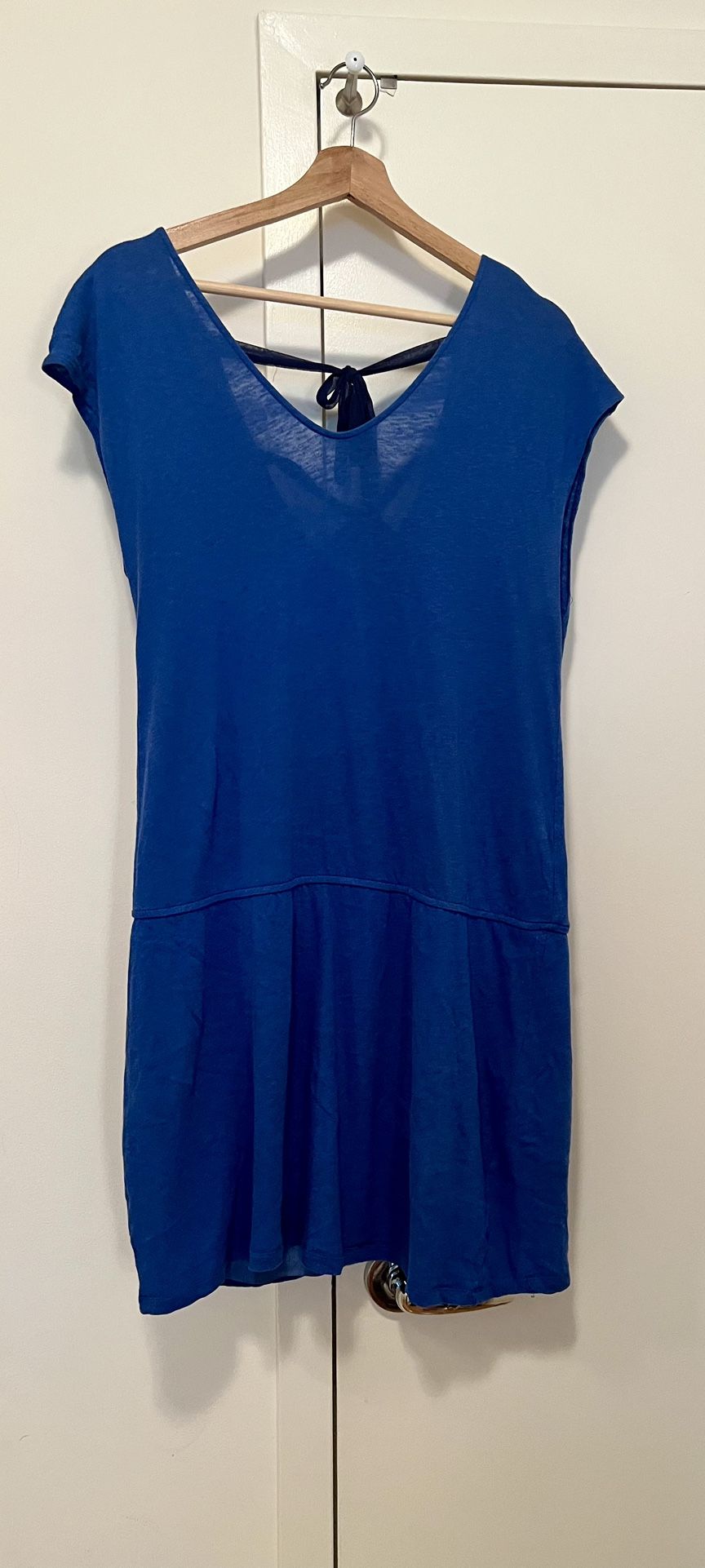 Blue Linen Dress