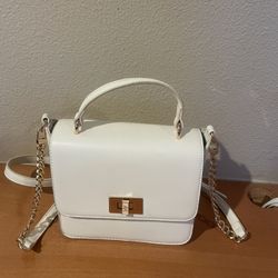 White purse