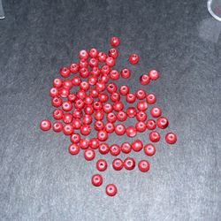 85 Pc Pink 2mm Glass Beads 