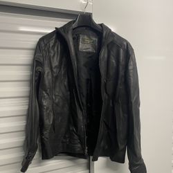 Very Nice Black Leather Coat 