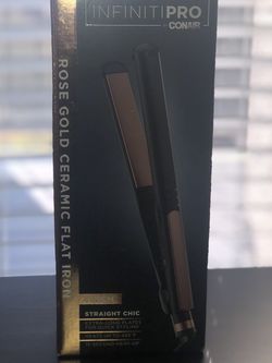 Rose Gold Flat Iron & Brush Bundle