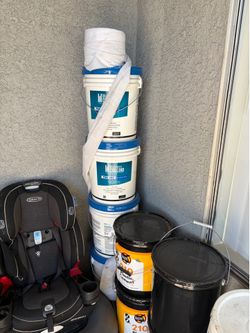 Cunetas de coating para roof mastic cement buckets