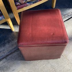 Small Ottoman Stool Storage Cube