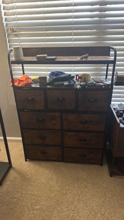 Wooden/Metal Bedroom Drawer