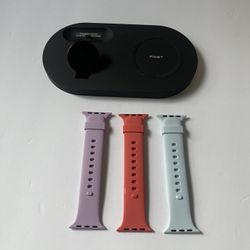 Charging Dock With 10+ Apple Watch Bands