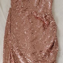 Rose Gold Sequence Dress