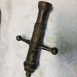 Rare Old Solid Brass Mughal War Cannon 