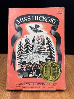 Miss Hickory Newbery Medal Vintage Paperback Book