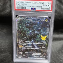 Pokemon Celebrations Classic Collection Zekrom 114/114 AGS Gem-MT 10 Holo 2021