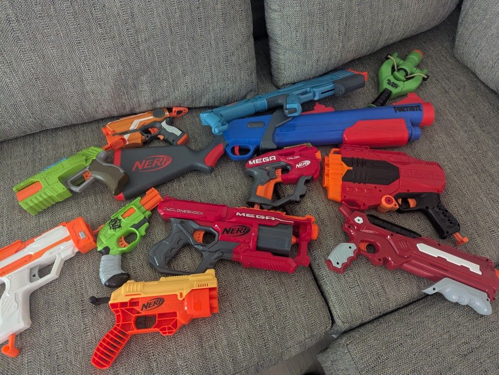 Nerf Toy Gun Lot