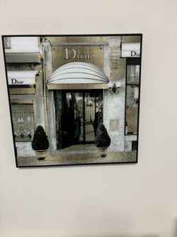 Fashion Designer Glass Framed Artwork 