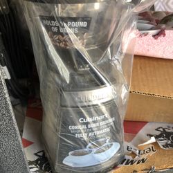 Cuisinart Programmable Conical Burr Mill, Holds half a pound Stainless Steel, COMPACT  40 (retails for $100)  Tested and working perfectly.  * Fully p