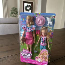 Barbie And Stacy Doll Set New