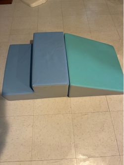 Soft play climbing stairs
