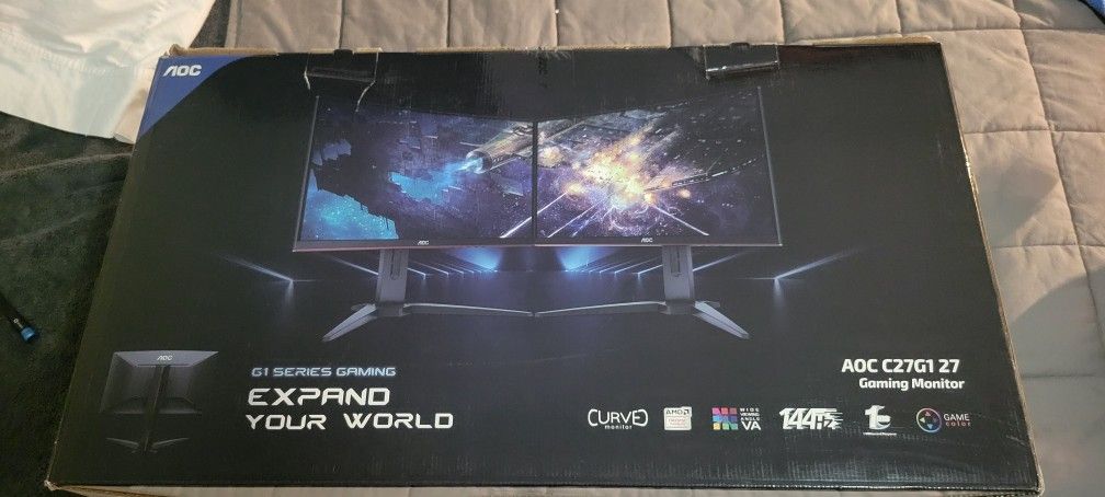AOC 27" 144Hz 1920x1080 Curved Gaming Monitor