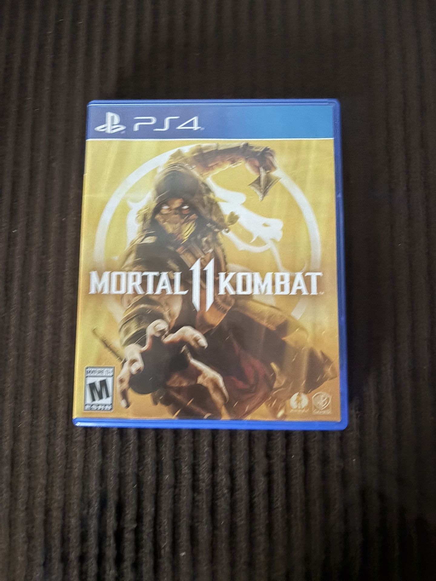 Mortal Kombat 11 for the PlayStation 4 console.