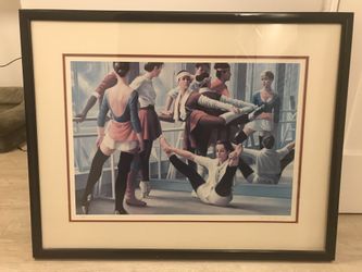 Framed Ballarina Print