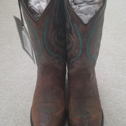 J.B. Dillon Cowboy Cowgirl Boots, Sz 7.5 B