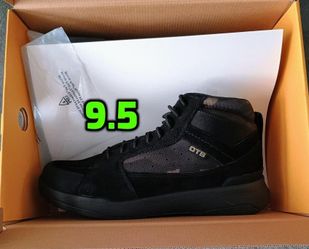 New Men's OTB  Mid Low-Viz Tactical Boots, Black, 9.5